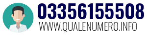 Numero di telefono 03356155508 03356155508