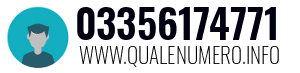 Numero di telefono 03356174771 03356174771