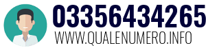 Numero di telefono 03356434265 03356434265