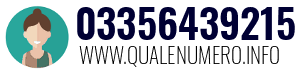 Numero di telefono 03356439215 03356439215