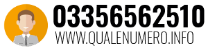 Numero di telefono 03356562510 03356562510