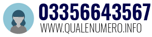 Numero di telefono 03356643567 03356643567