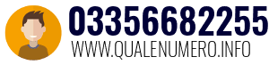 Numero di telefono 03356682255 03356682255