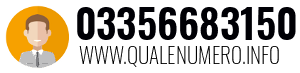 Numero di telefono 03356683150 03356683150