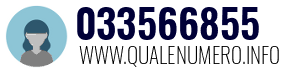 Numero di telefono 033566855 033566855