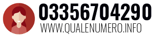 Numero di telefono 03356704290 03356704290