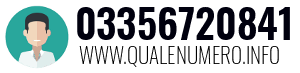 Numero di telefono 03356720841 03356720841