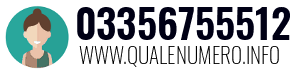 Numero di telefono 03356755512 03356755512