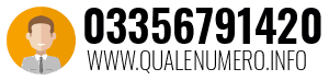 Numero di telefono 03356791420 03356791420