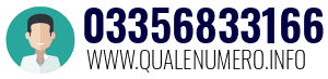 Numero di telefono 03356833166 03356833166
