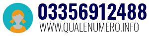 Numero di telefono 03356912488 03356912488