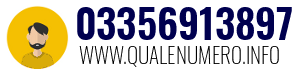 Numero di telefono 03356913897 03356913897