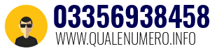Numero di telefono 03356938458 03356938458