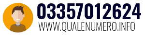 Numero di telefono 03357012624 03357012624