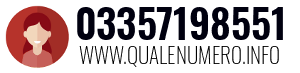 Numero di telefono 03357198551 03357198551