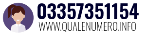 Numero di telefono 03357351154 03357351154
