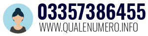 Numero di telefono 03357386455 03357386455