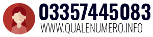 Numero di telefono 03357445083 03357445083