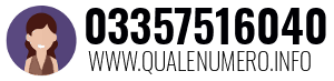 Numero di telefono 03357516040 03357516040