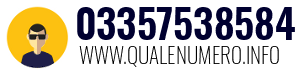 Numero di telefono 03357538584 03357538584