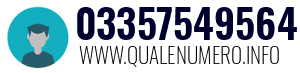 Numero di telefono 03357549564 03357549564
