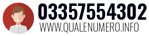 Numero di telefono 03357554302 03357554302
