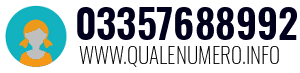 Numero di telefono 03357688992 03357688992