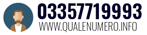 Numero di telefono 03357719993 03357719993