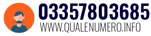 Numero di telefono 03357803685 03357803685