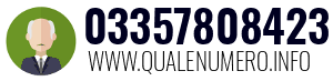 Numero di telefono 03357808423 03357808423