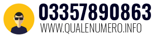 Numero di telefono 03357890863 03357890863