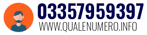 Numero di telefono 03357959397 03357959397