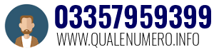 Numero di telefono 03357959399 03357959399