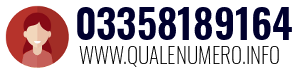 Numero di telefono 03358189164 03358189164