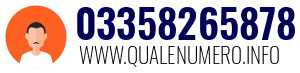 Numero di telefono 03358265878 03358265878