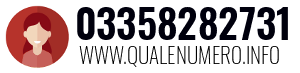 Numero di telefono 03358282731 03358282731