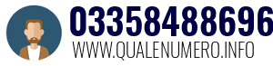 Numero di telefono 03358488696 03358488696