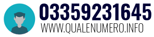Numero di telefono 03359231645 03359231645