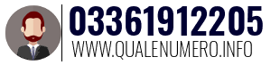Numero di telefono 03361912205 03361912205