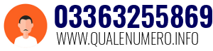 Numero di telefono 03363255869 03363255869