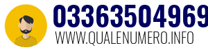 Numero di telefono 03363504969 03363504969