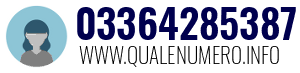 Numero di telefono 03364285387 03364285387