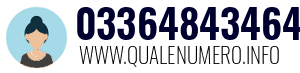 Numero di telefono 03364843464 03364843464