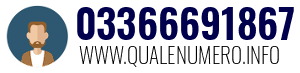 Numero di telefono 03366691867 03366691867