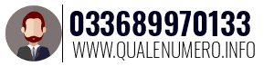 Numero di telefono 033689970133 033689970133