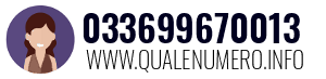 Numero di telefono 033699670013 033699670013
