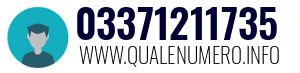 Numero di telefono 03371211735 03371211735