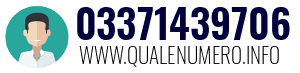 Numero di telefono 03371439706 03371439706