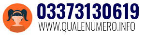 Numero di telefono 03373130619 03373130619