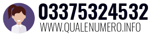 Numero di telefono 03375324532 03375324532